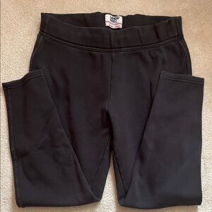 Lands' End Pm Black Sweatpant legging